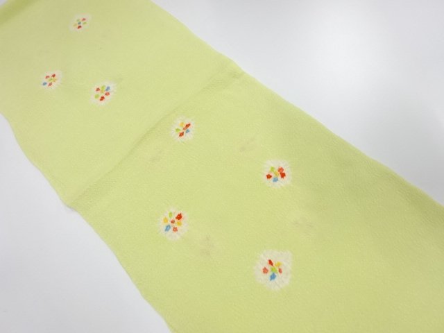 JAPANESE KIMONO / UNUSED CREPE DE CHINE SHIBORI OBIAGE